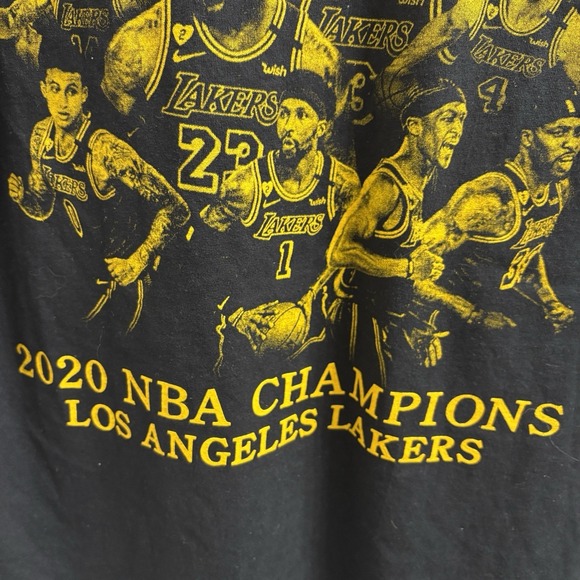 Lakers basketball t shirt Mens XLarge Suna Tag 2020 Champions  NBA Graphic Tee - Picture 7 of 11